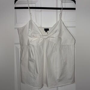 1. State Front Tie Tank Blouse
